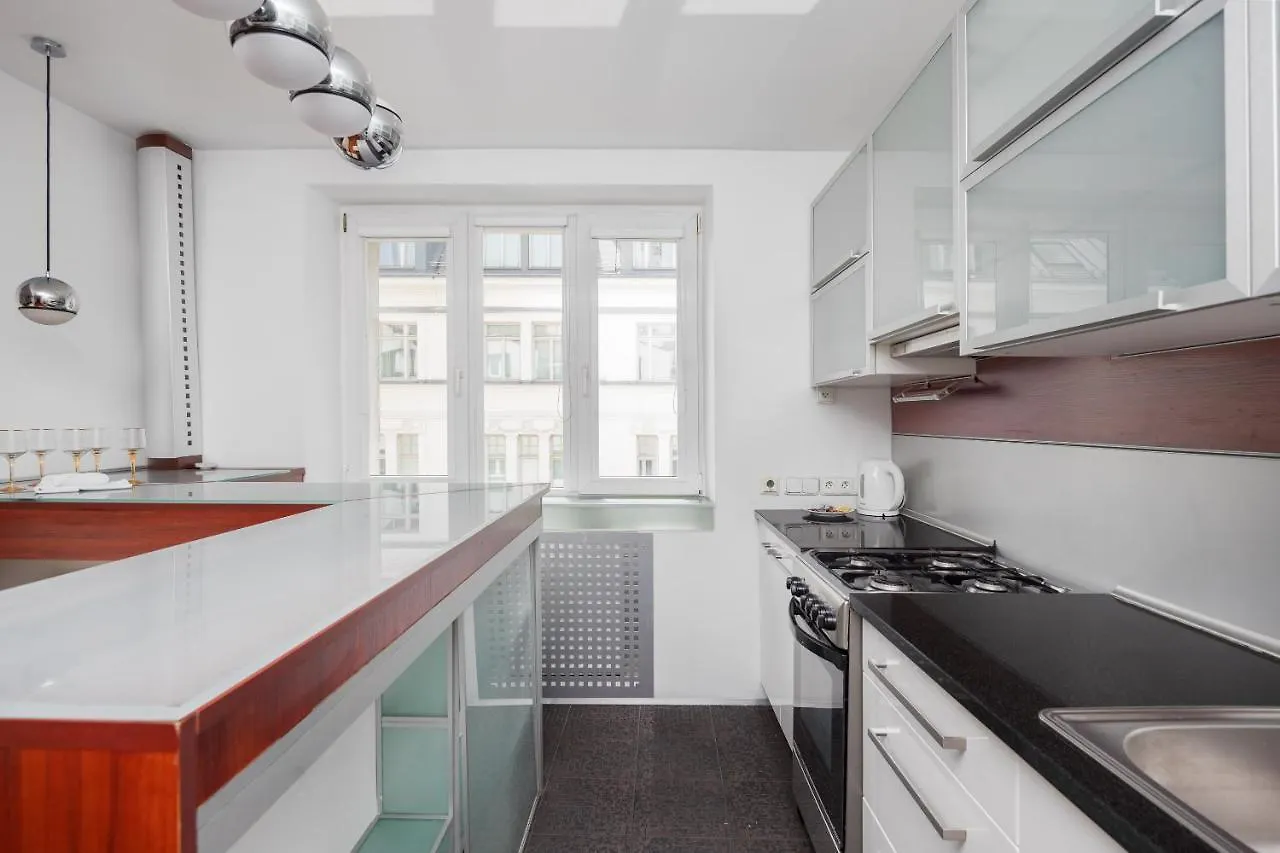 Apartmán Wilcza City Centre Studio Varšava